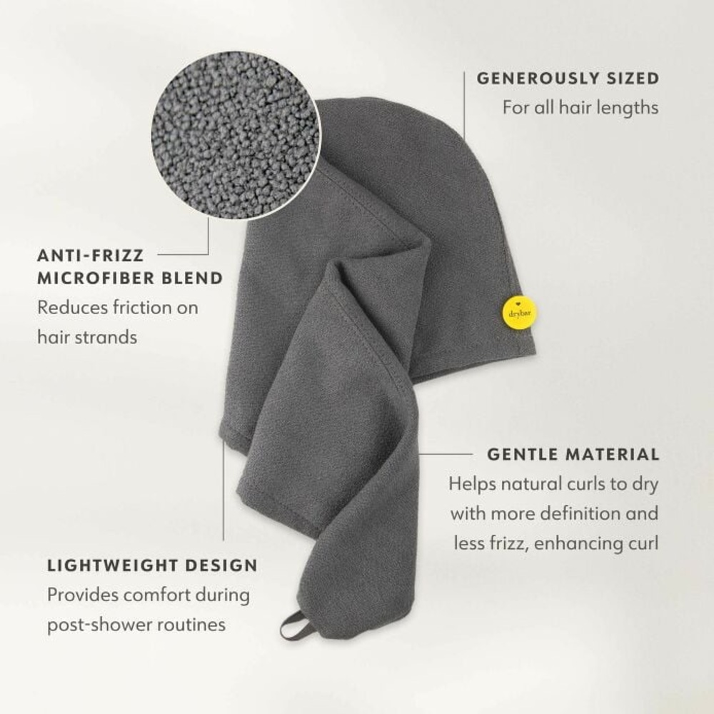 Drybar Dry Martini Microfiber Hair Wrap Towel Turban Curly - Picture 2 of 6